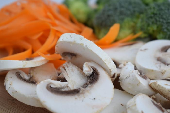 Ensalada de hongos