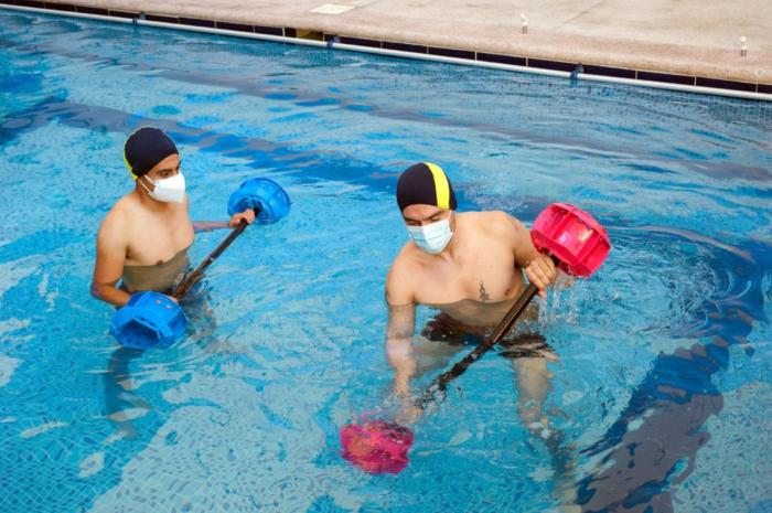 Ejercicios en el agua