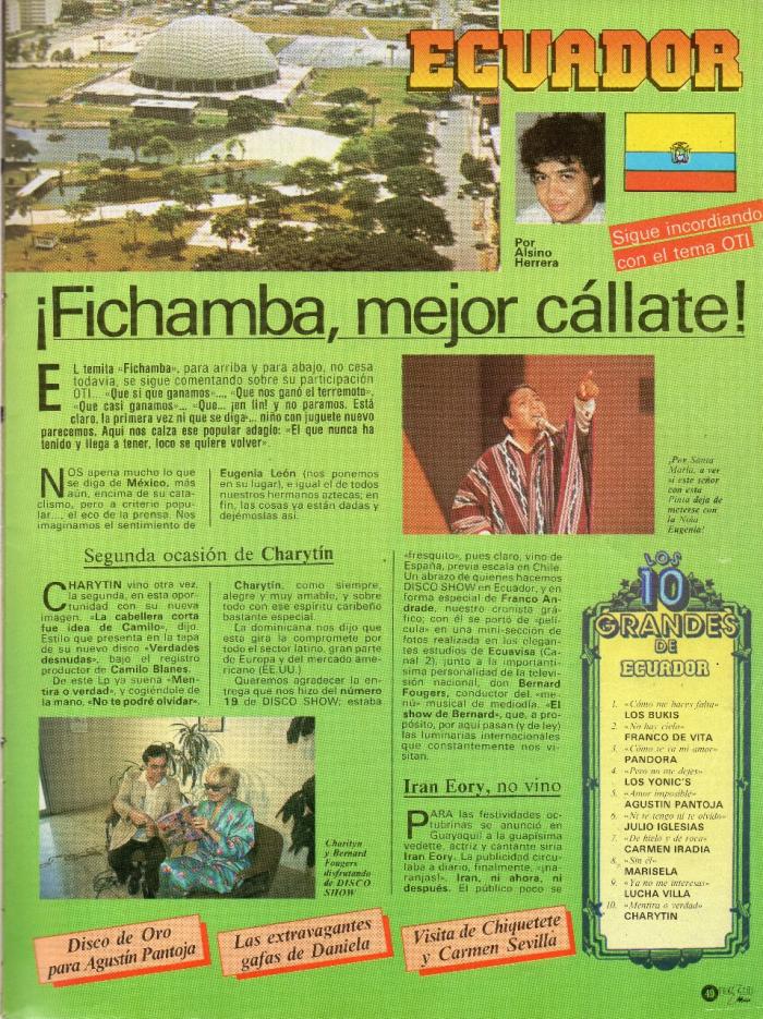 La revista Disco Show.
