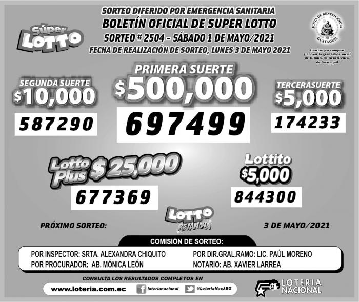 lotto lunes 3