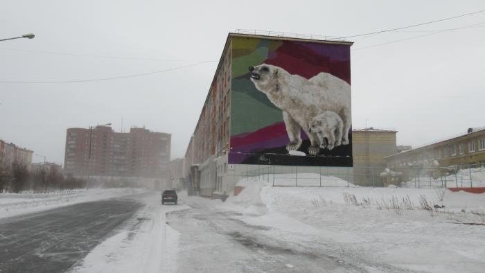 mural Rusia