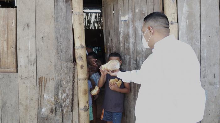 entrega de pan