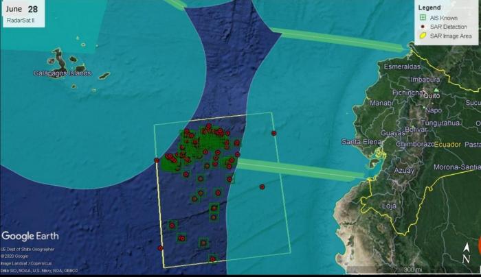 satelite en buques