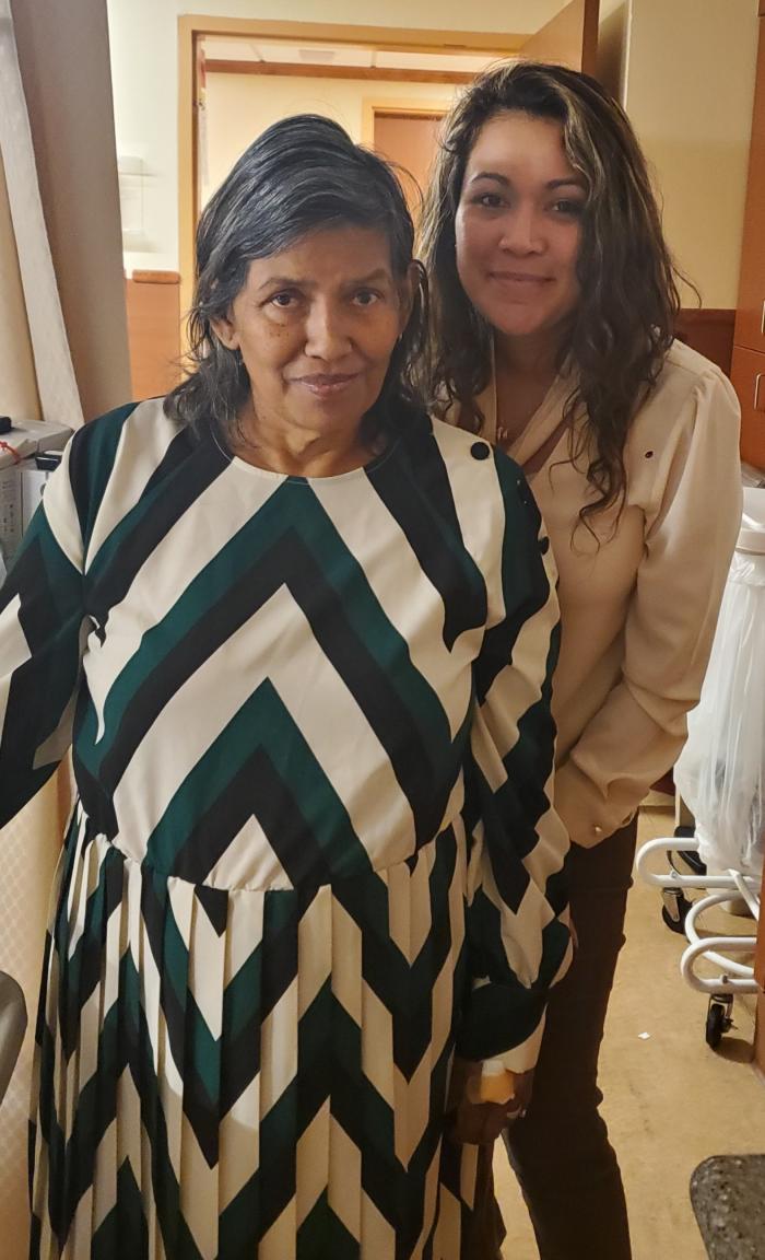 Iris Blanco y Heidy Lima