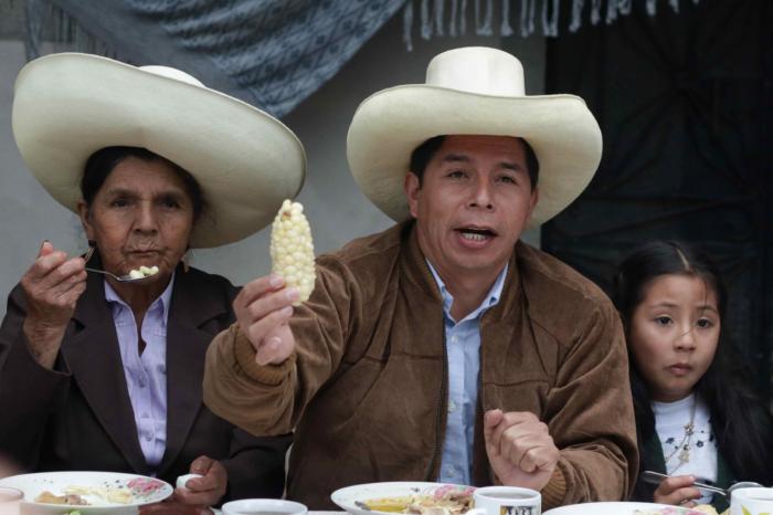 Pedro Castillo, candidato presidencial peruano.