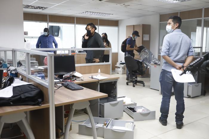 Allanamiento en la Corte Guayaquil