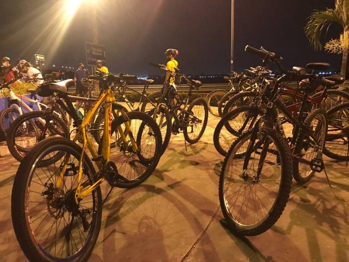 Encuentro. Ciclistas de todos los sectores, incluso de Guayaquil, llegan a recorrer Durán.