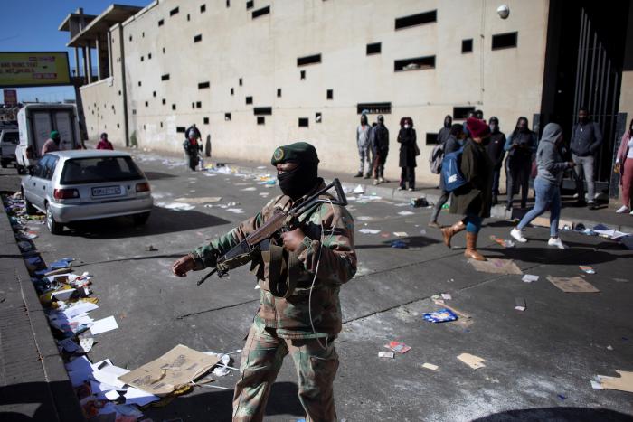 Protestas Sudáfrica