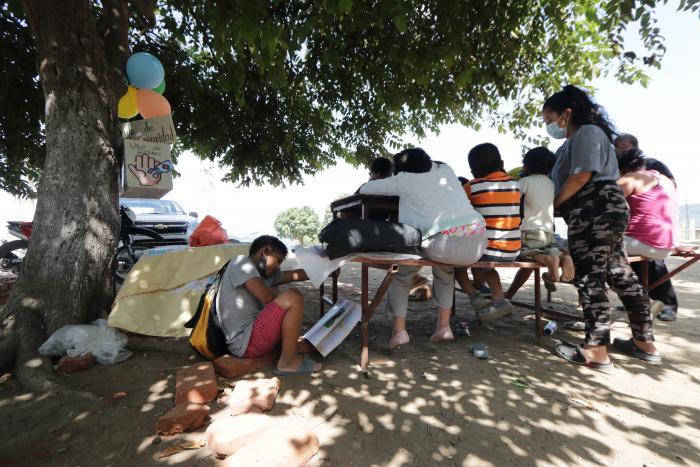 niños Monte Sinaí