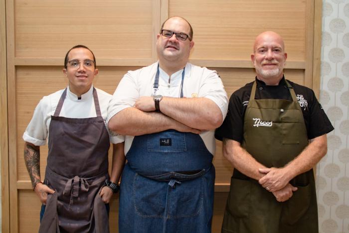 Chefs, Javier Urrutia, Ramón del Salto y Gerardo Vázquez
