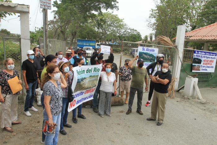 Protesta. Diario EXPRESO acompañó a los vecinos en una protesta reciente sobre el tema.