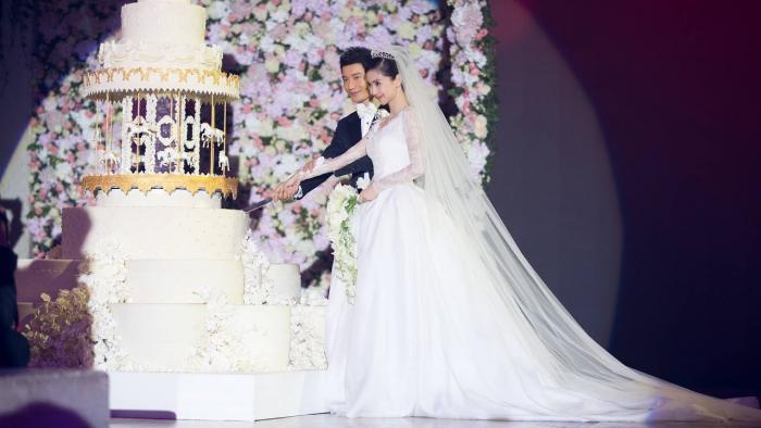 Angelababy y Huang Xiaoming