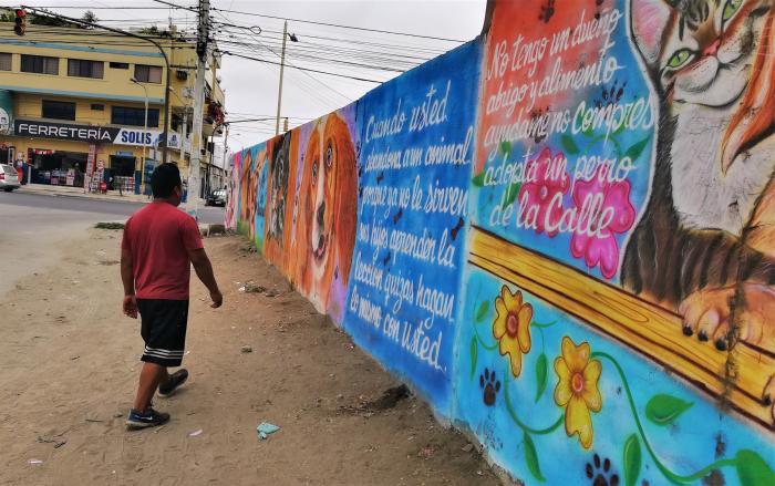 uno de los cuadros pintados en La Libertad