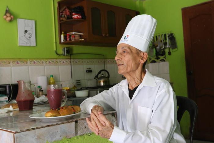 Chef colada morada