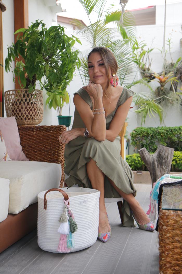 María Gracia Manzano, macramé