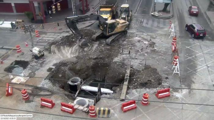 Continuara cierre de interseccion en la Alborada 2