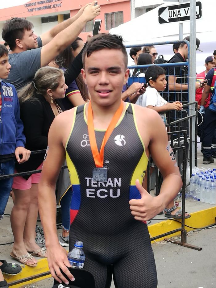 Gabriel Terán triatlón Ecuado