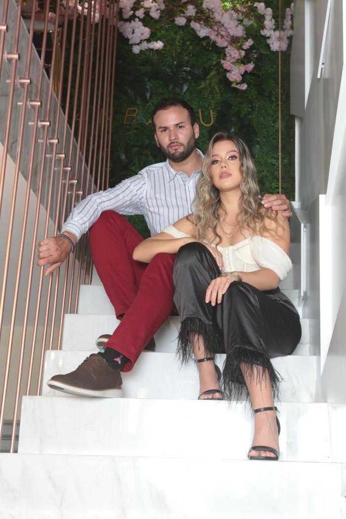 Look para San Valentín.