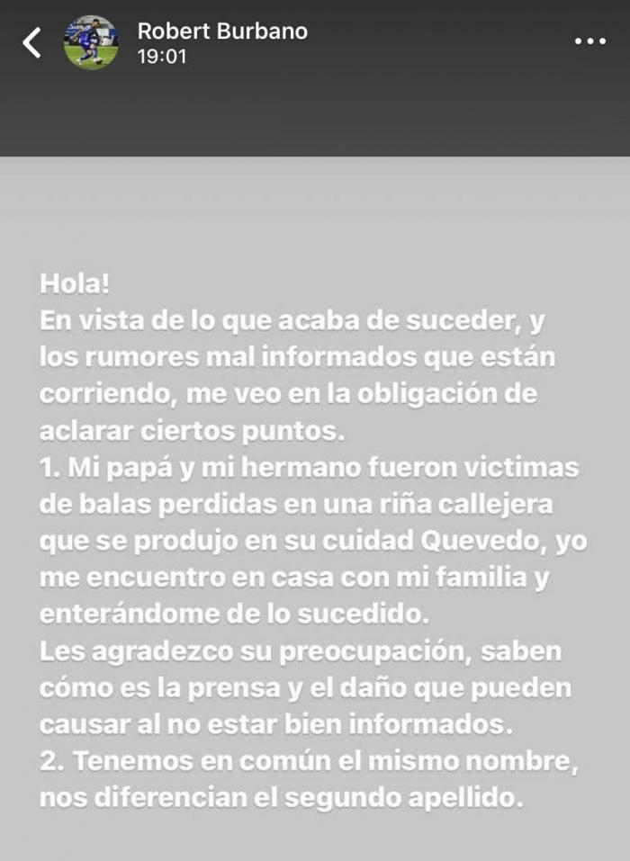 captura pantalla robert burbano