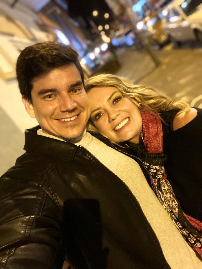 Isaac Delgado y Úrsula Strenge