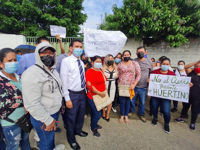 Huerta protesta