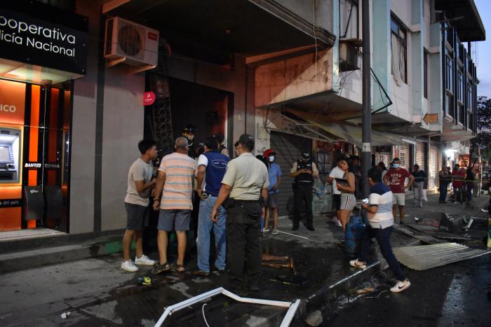 Milagro, explosión en local