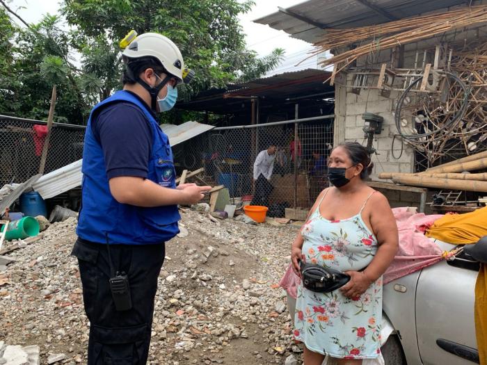 Ayuda humanitaria a familias afectadas