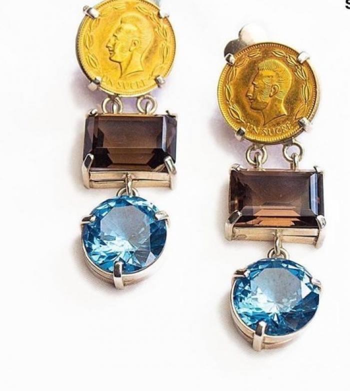 Aretes de Sofía Romo para Ale Boada en los Premios Platino