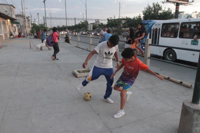 futbol en la calle