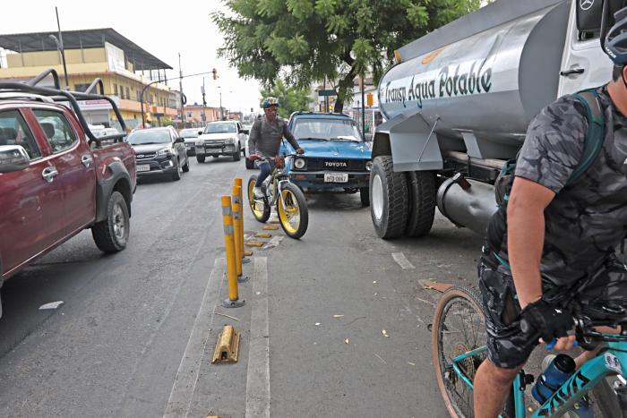ciclovia peligro
