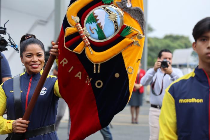 Alexandra Escobar pesas Ecuador