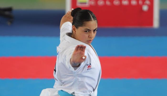 Cristina Orbe karate bronce Bolivariano