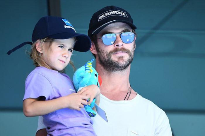 Chris Hemsworth e hija.