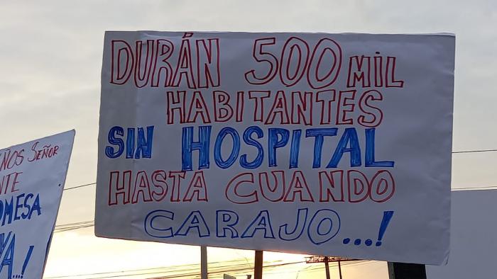 Durán, reclamos por hospital