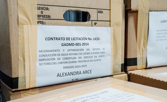 Durán sin agua, entrega documentos Emapad