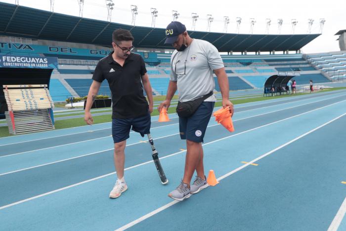 Marcelo Torres deportista paralímpico Ecuador