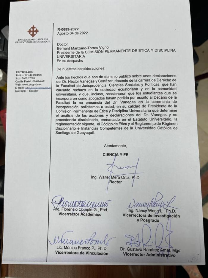Captura de la carta