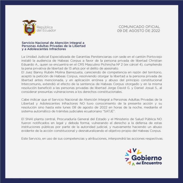 comunicado