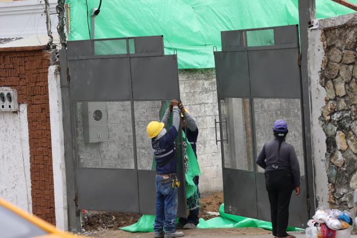 Los Ceibos, protesta por obras