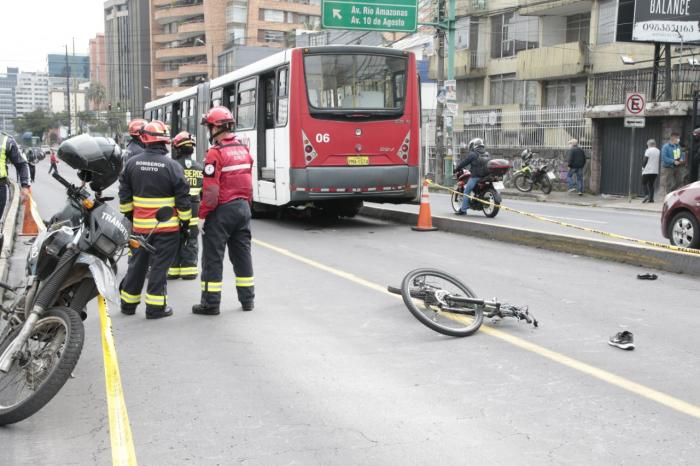 accidente en vías