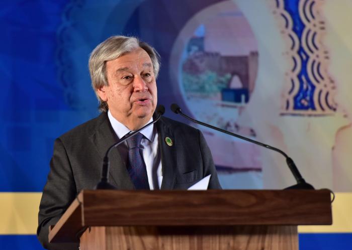 Fotografía de archivo del secretario general de la ONU, António Guterres.