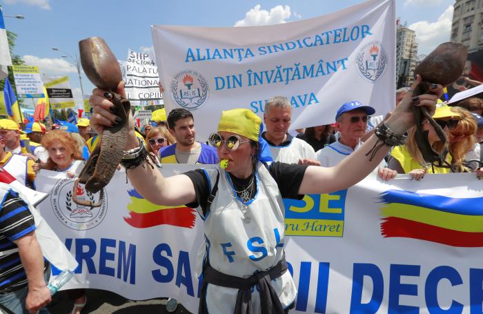 Protesta Rumania