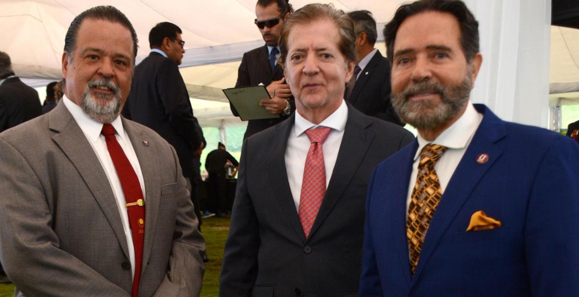 Celebración del Día de Japón en casa del embajador.