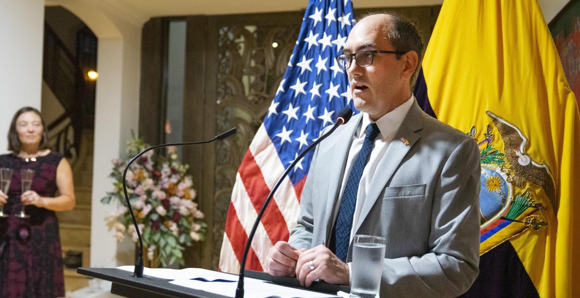 Bienvenida al nuevo cónsul general de Estados Unidos en Guayaquil, Erik Martini