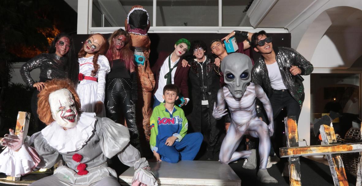 Halloween: la fiesta de Alejandro Loor