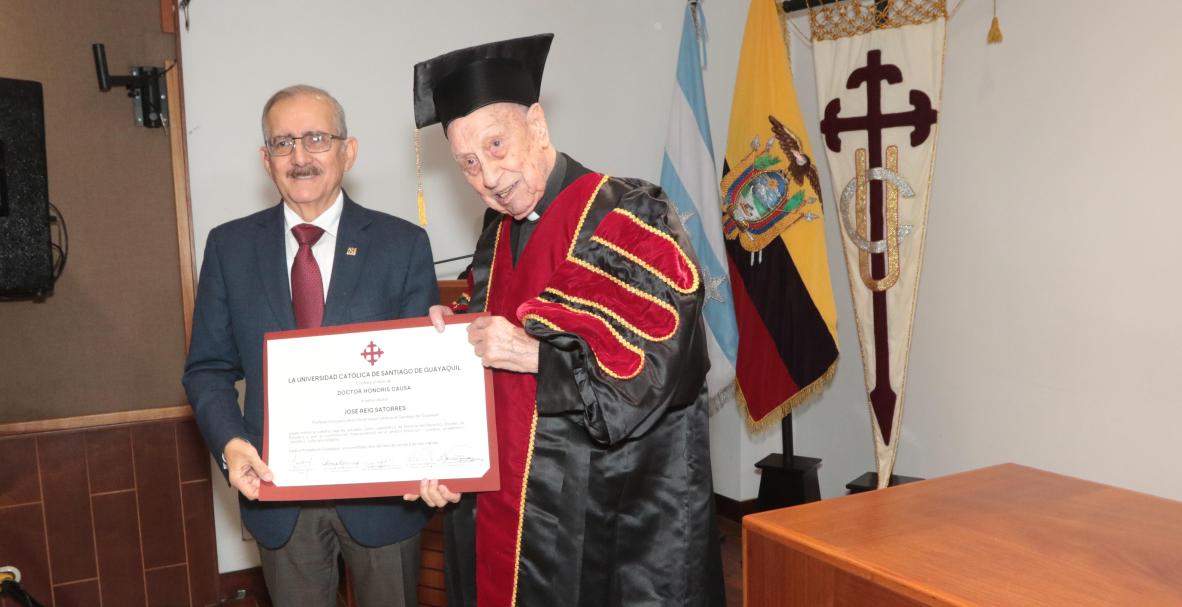 José Reig Satorres recibe el título de honoris causa