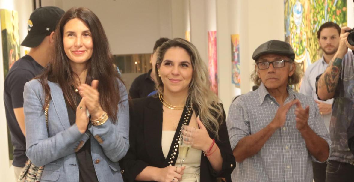 Tres + 1, exposición en el Guayaquil Country Club.