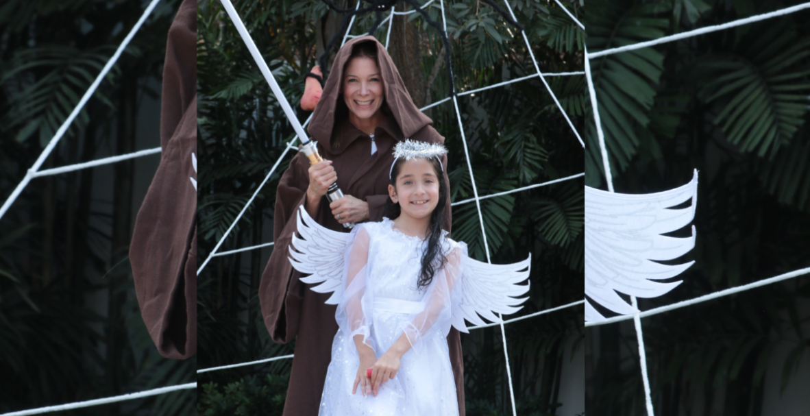 Diana Villacís, fiesta de Halloween