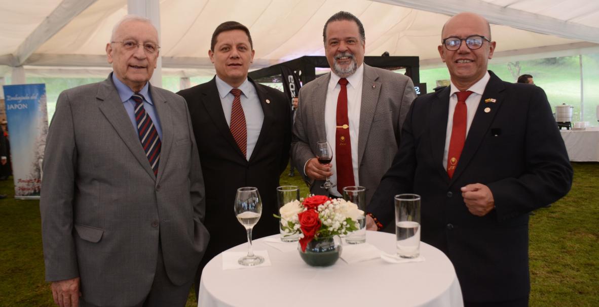 Celebración del Día de Japón en casa del embajador.