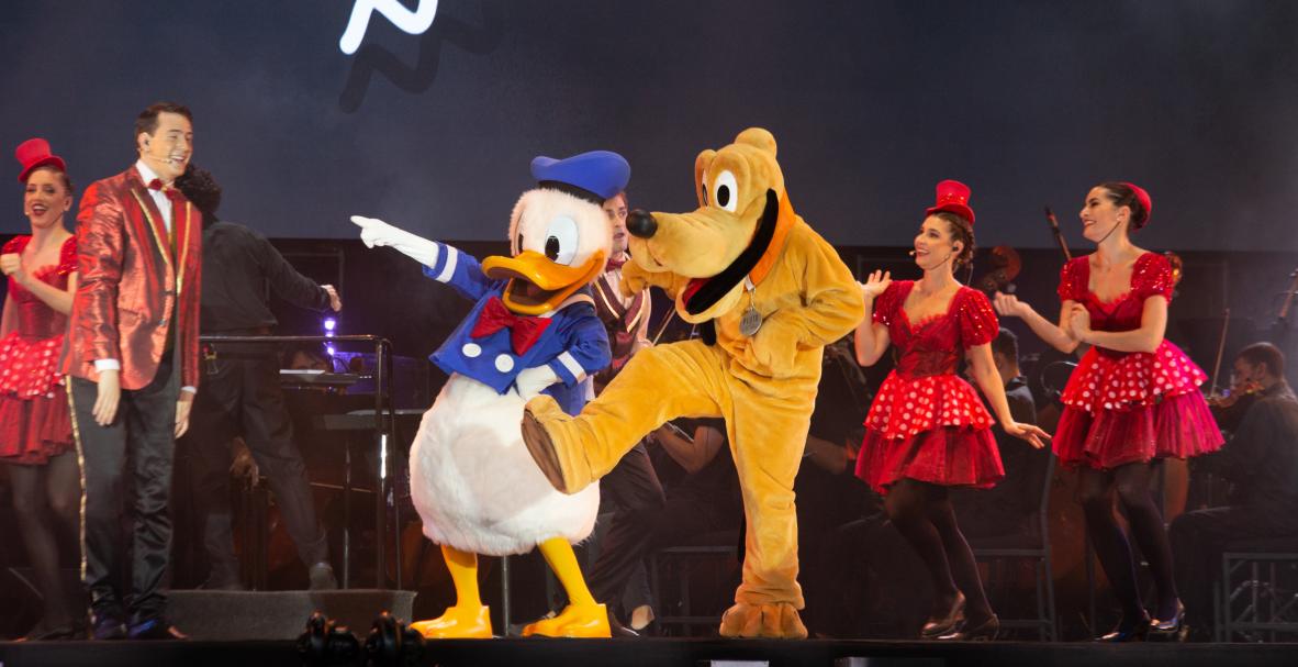 Show 100 años de Disney, Voltaire Paladines Polo de Guayaquil